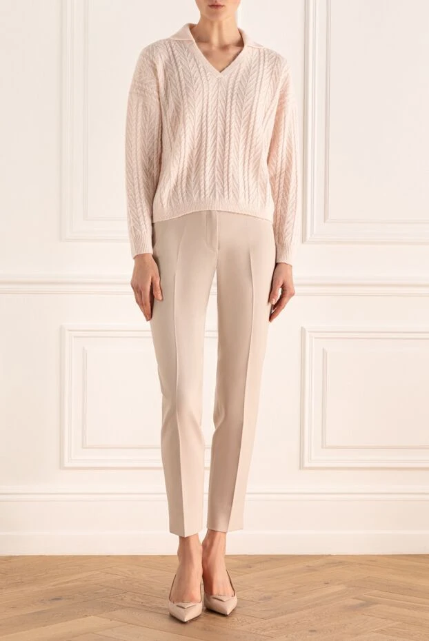 Peserico beige pants for women 175987 - photo 2