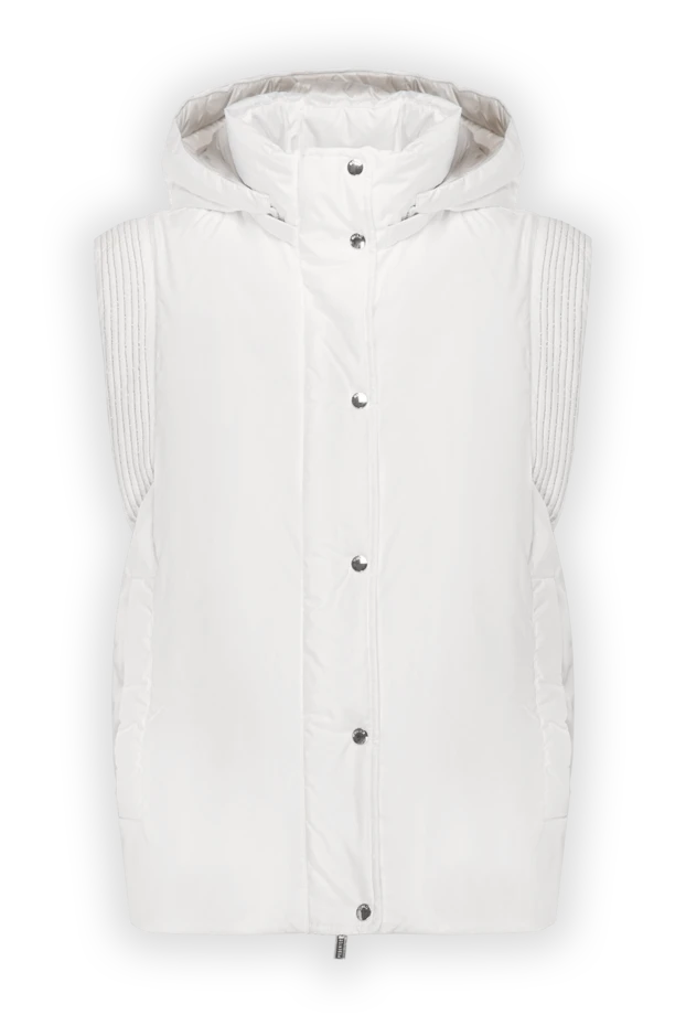 White polyester vest for women