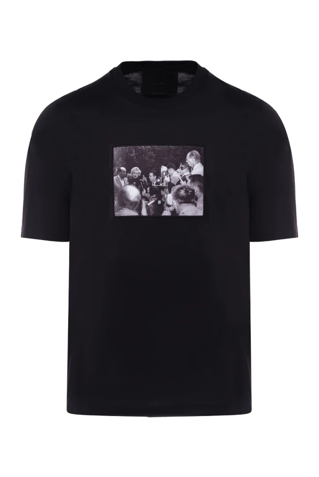 Limitato мужские футболка из хлопка черная мужская купить с ценами и фото 176002 - фото 1