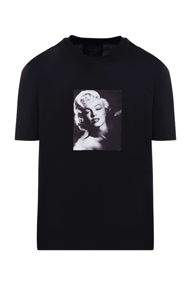 Limitato мужские футболка из хлопка черная мужская купить с ценами и фото 176004 - фото 1
