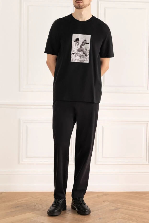 Limitato чоловічі футболка з бавовни чорна чоловіча купити фото з цінами 176005 - фото 2