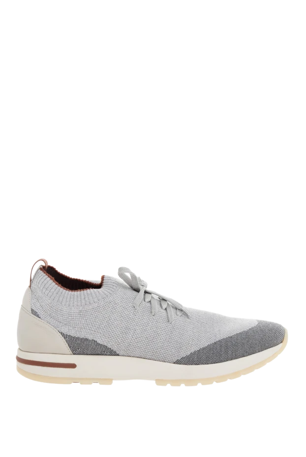 Loro Piana man gray wool sneakers for men buy with prices and photos 176013 - photo 1