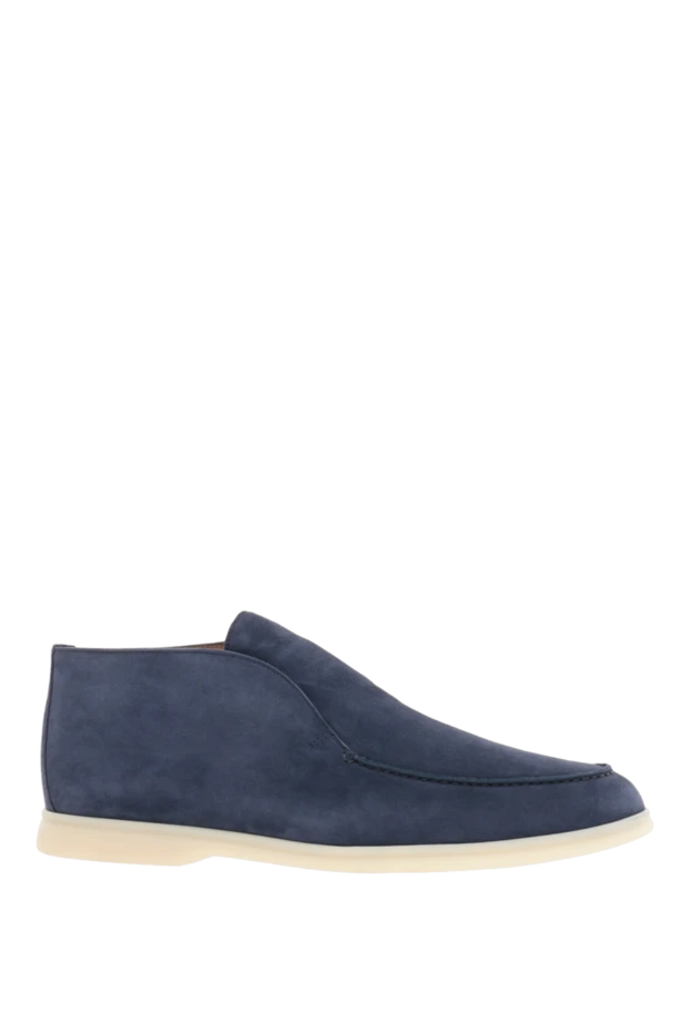 Loro Piana man men's blue nubuck desert boots buy with prices and photos 176016 - photo 1