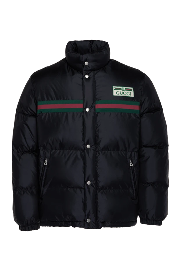 Gucci man black polyamide down jacket for men 176018 - photo 1