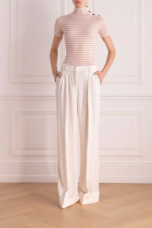 The Andamane woman white polyester trousers for women buy with prices and photos 176078 - photo 2