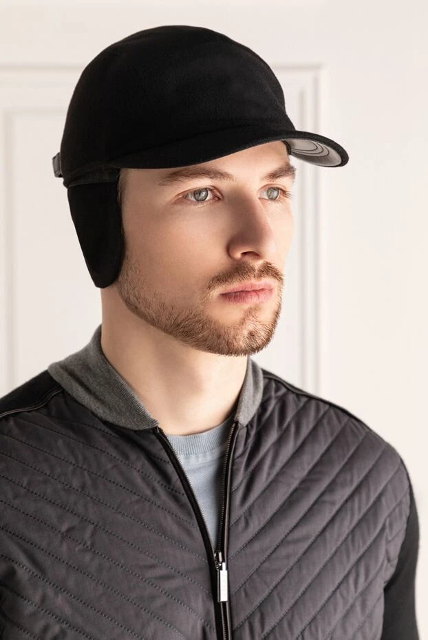 Zilli man black cashmere cap for men buy with prices and photos 176093 - photo 2