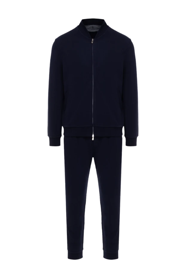 Brunello Cucinelli men's walking suit made of cotton and polyamide blue 176115 - photo 1