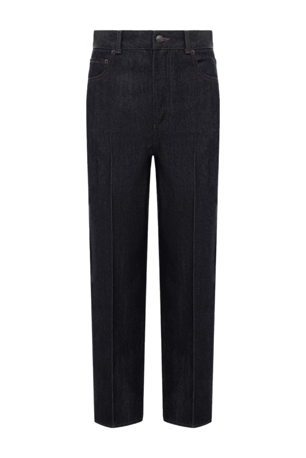 Loro Piana woman blue cotton and cashmere jeans for women buy with prices and photos 176126 - photo 1