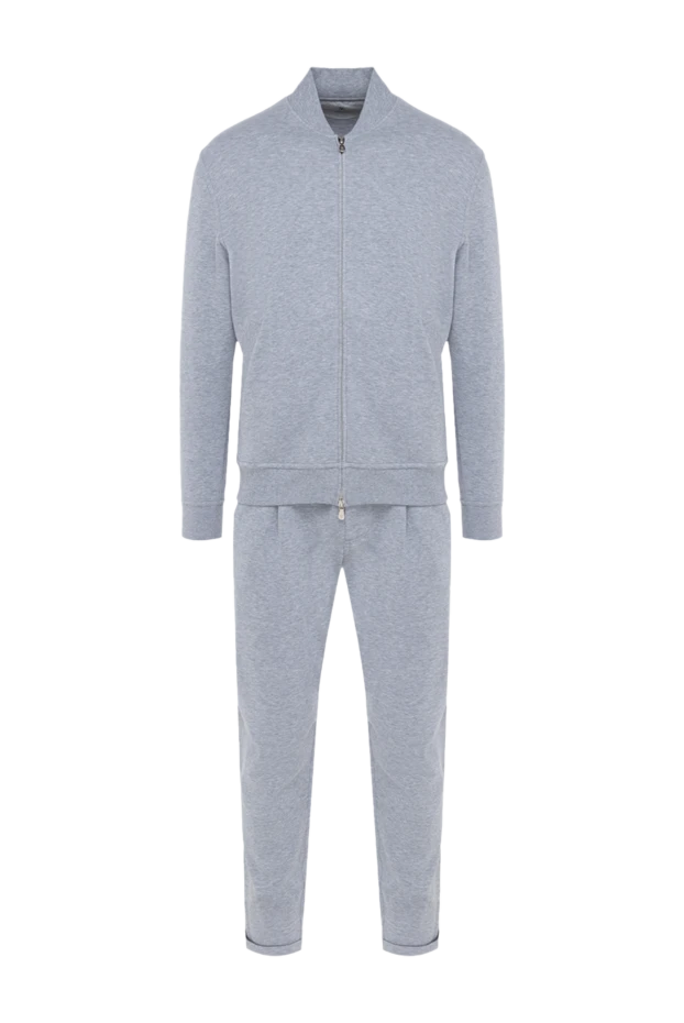 Men's walking suit made of cotton and polyamide gray - photo 1