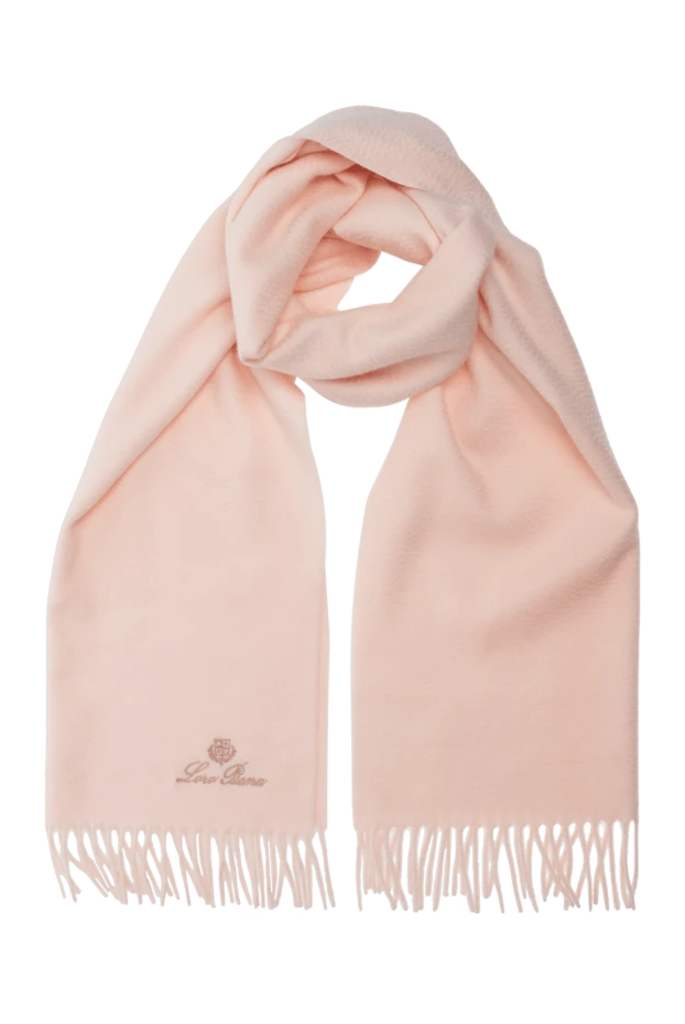 Loro Piana woman pink cashmere scarf for women buy with prices and photos 176141 - photo 1