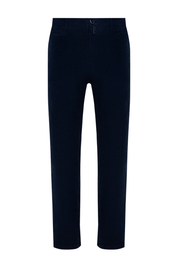 Kiton men's blue cotton and elastane jeans 176176 - photo 1