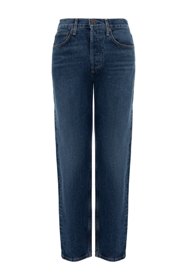 Citizens of Humanity женские джинсы из хлопка и лиоцела голубые женские купить с ценами и фото 176192 - фото 1