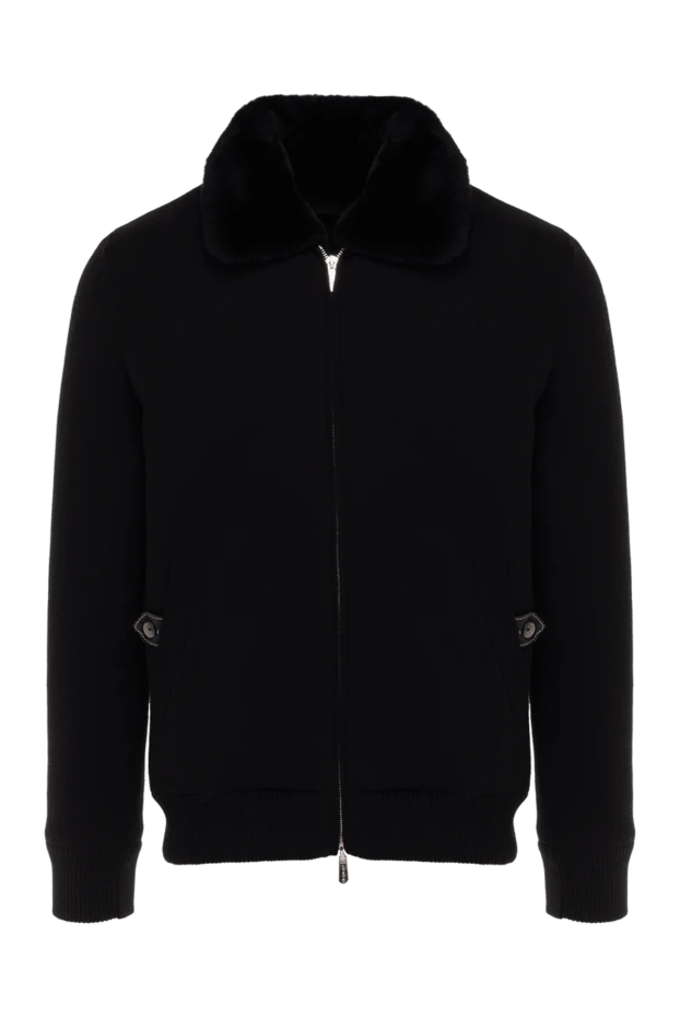 Svevo man cashmere cardigan for men black buy with prices and photos 176196 - photo 1