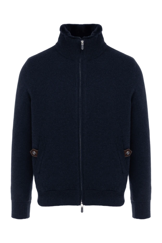 Svevo man men's blue cashmere cardigan 176197 - photo 1