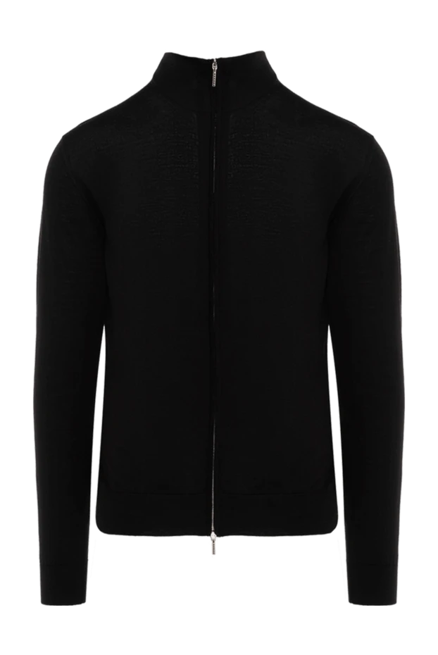 Cesare di Napoli man black wool cardigan for men buy with prices and photos 176227 - photo 1
