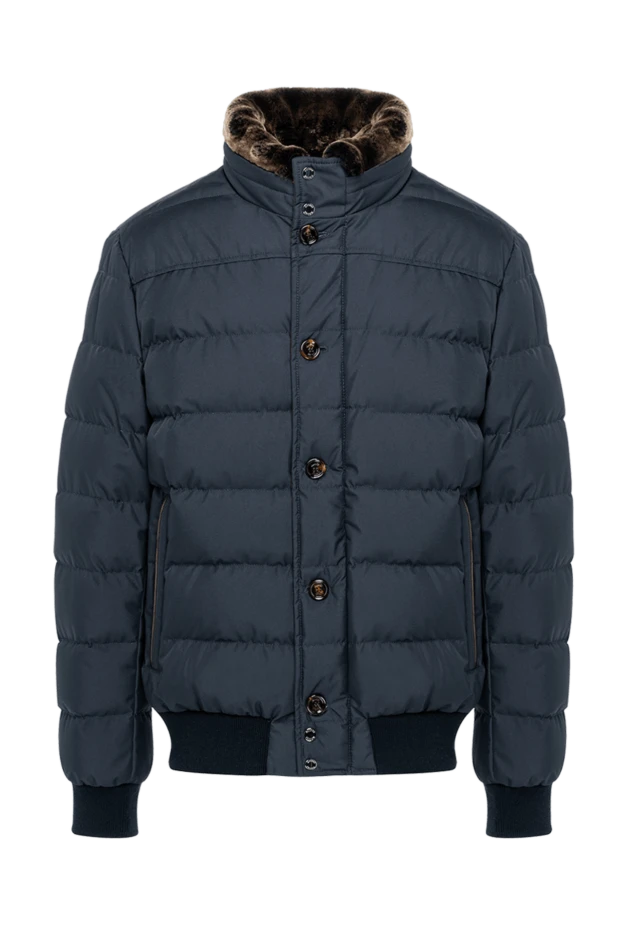 Moorer polyamide down jacket for men blue 176236 - photo 1