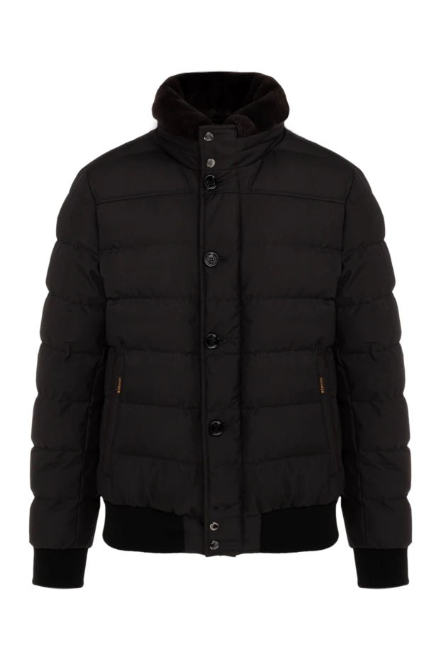 Moorer man men's black down jacket made of polyamide buy with prices and photos 176238 - photo 1