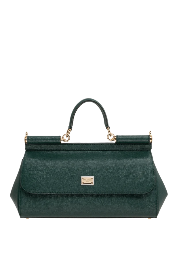 Dolce & Gabbana женские сумка из кожи женская зеленая купить с ценами и фото 176249 - фото 1