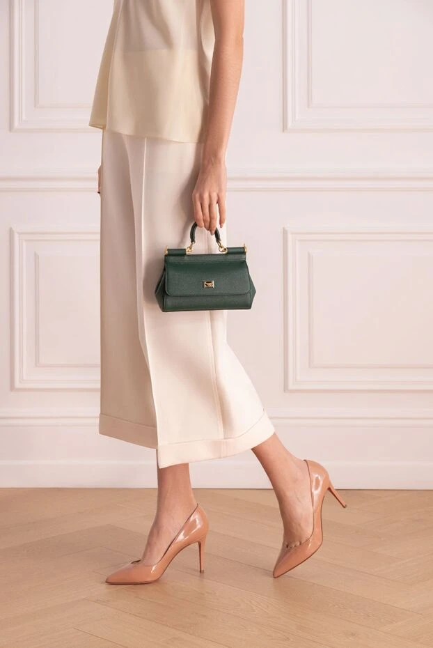 Dolce & Gabbana жіночі сумка зі шкіри жіноча зелена купити фото з цінами 176251 - фото 2