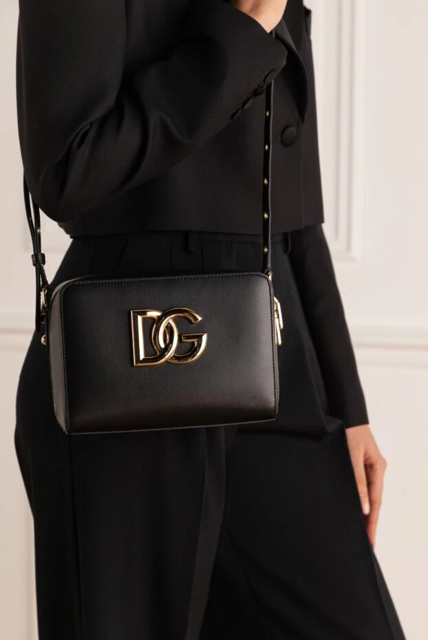 Dolce & Gabbana жіночі сумка зі шкіри жіноча чорна купити фото з цінами 176253 - фото 2
