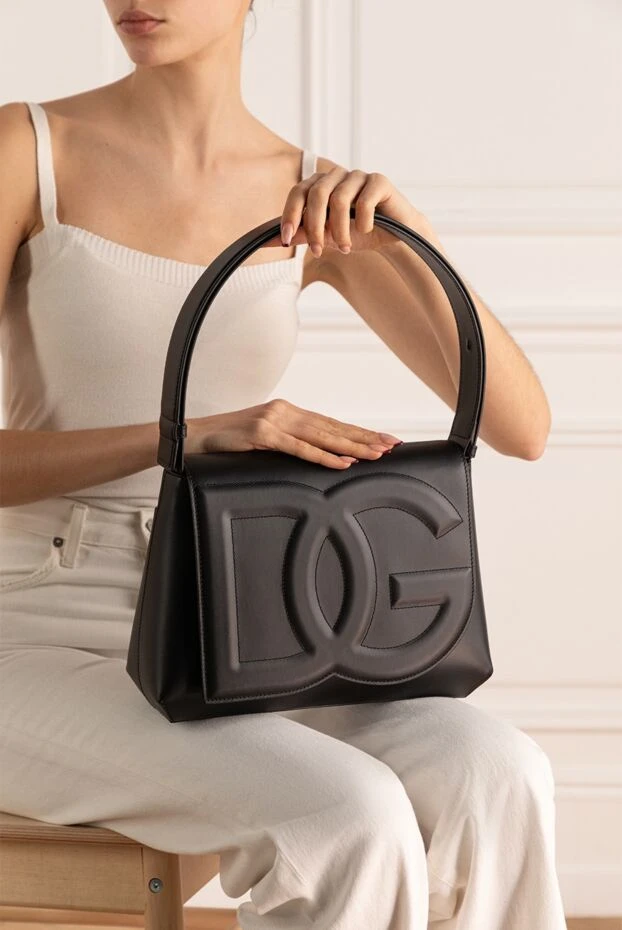 Dolce & Gabbana женские сумка из кожи женская черная купить с ценами и фото 176256 - фото 2