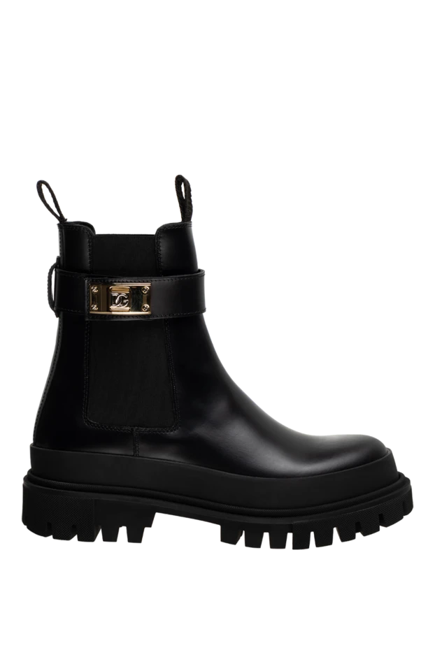 Dolce & Gabbana woman women's black genuine leather boots buy with prices and photos 176259 - photo 1