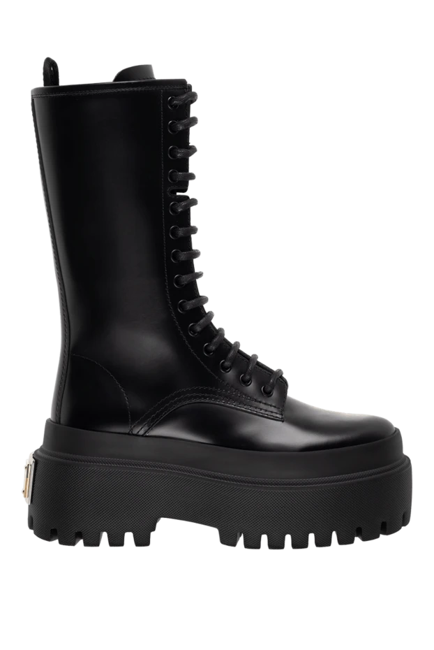 Dolce & Gabbana woman martin boots in polished calfskin 176263 - photo 1