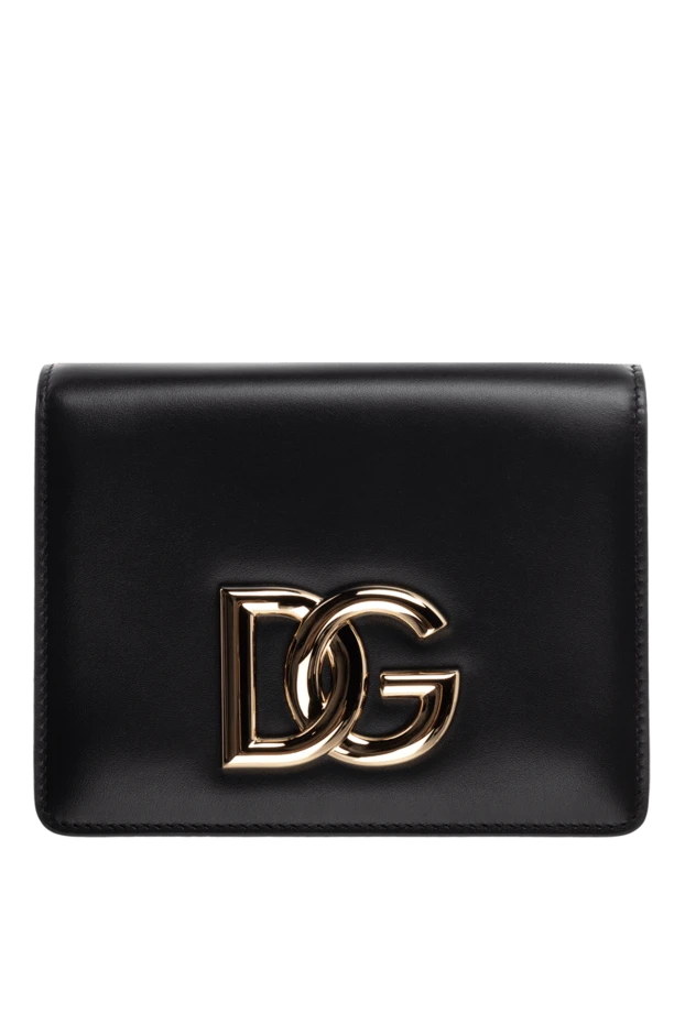 Dolce & Gabbana женские сумка из телячьей кожи женская черная купить с ценами и фото 176269 - фото 1