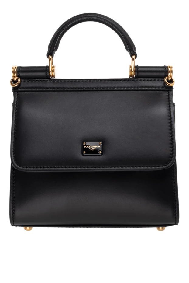 Dolce & Gabbana женские сумка из натуральной кожи женская черная купить с ценами и фото 176277 - фото 1
