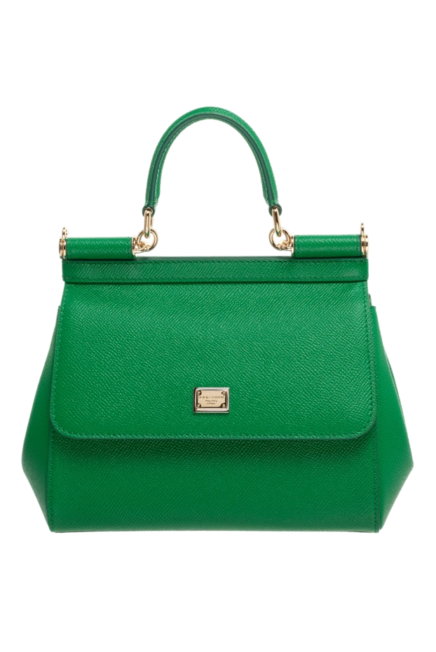 Dolce & Gabbana женские сумка из телячьей кожи женская зеленая купить с ценами и фото 176283 - фото 1
