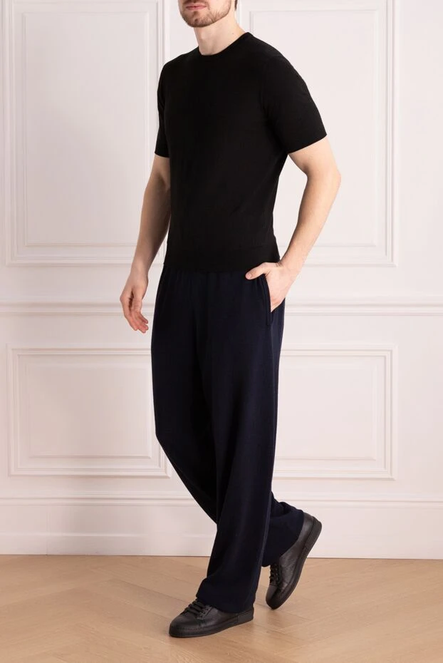 Cesare di Napoli pants for men blue 176288 - photo 2