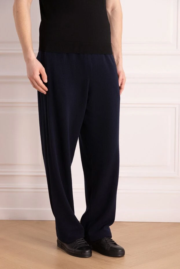 Cesare di Napoli pants for men blue 176288 - photo 3