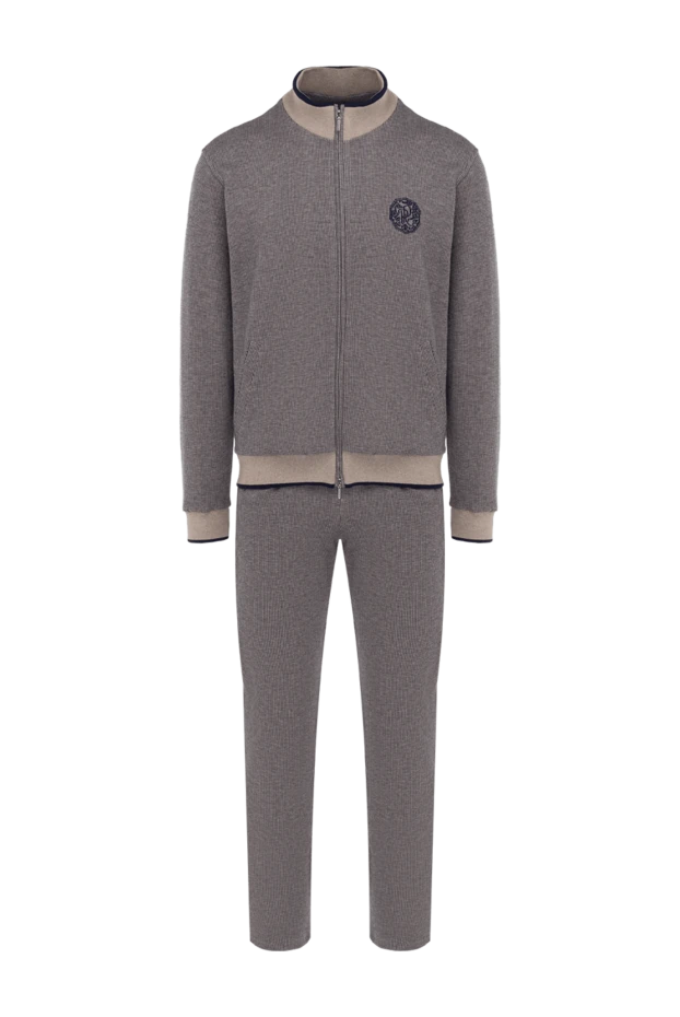 Roger Pinault мужские костюм прогулочный из хлопка мужской серый купить с ценами и фото 176315 - фото 1