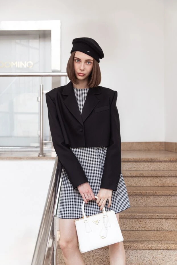 Dior viscose and polyamide dress in gray 176349 - photo 2