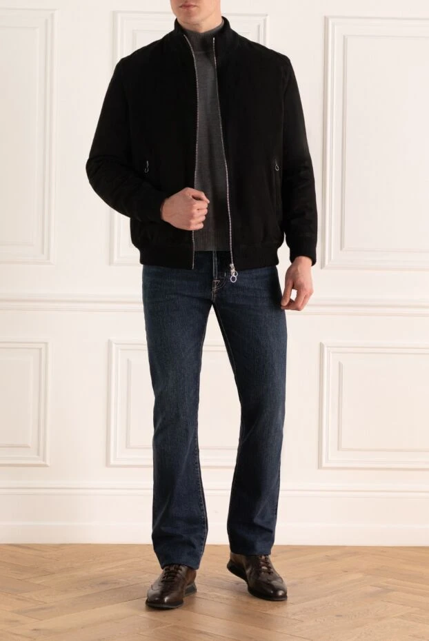 Seraphin мужские куртка из кашемира черная мужская купить с ценами и фото 176371 - фото 2