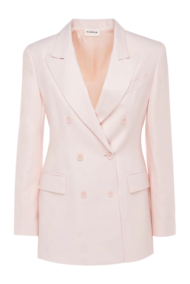 P.A.R.O.S.H. woman women's pink viscose and lyocell jacket buy with prices and photos 176385 - photo 1