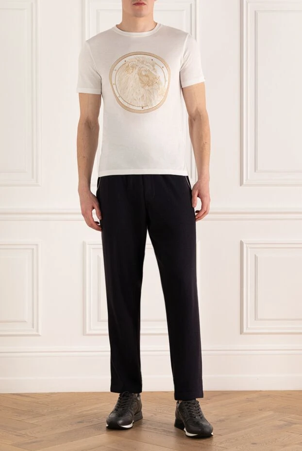 Loro Piana мужские брюки мужские черные купить с ценами и фото 176400 - фото 2
