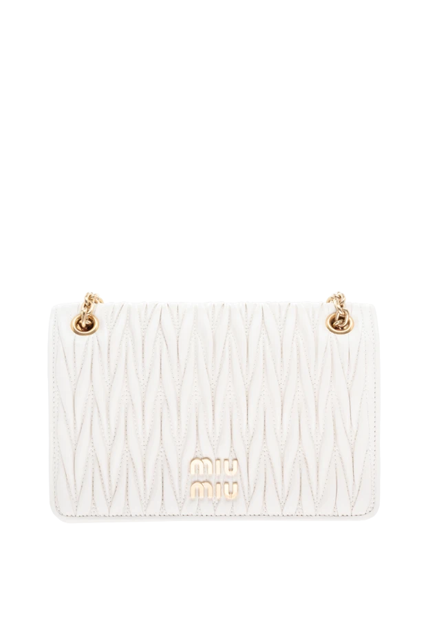 Miu Miu woman women's leather bag white buy with prices and photos 176436 - photo 1