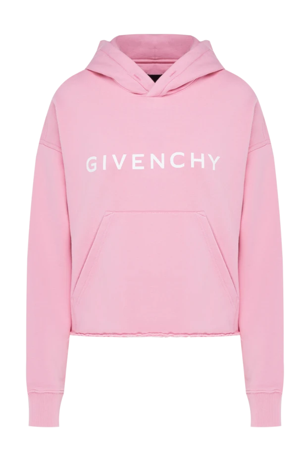 Givenchy жіночі худі з бавовни жіночий рожевий 176460 - фото 1