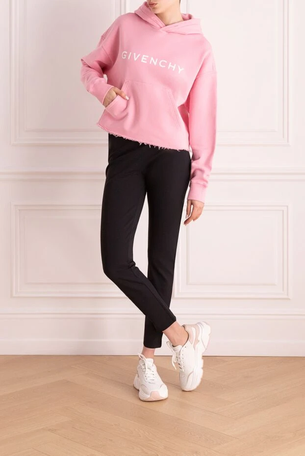 Givenchy женские худи из хлопка женский розовый купить с ценами и фото 176460 - фото 2