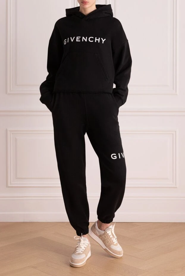 Givenchy жіночі костюм прогулянковий з бавовни жіночий чорний купити фото з цінами 176463 - фото 2