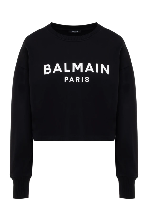 Balmain худи из хлопка женское белое 176473 - фото 1