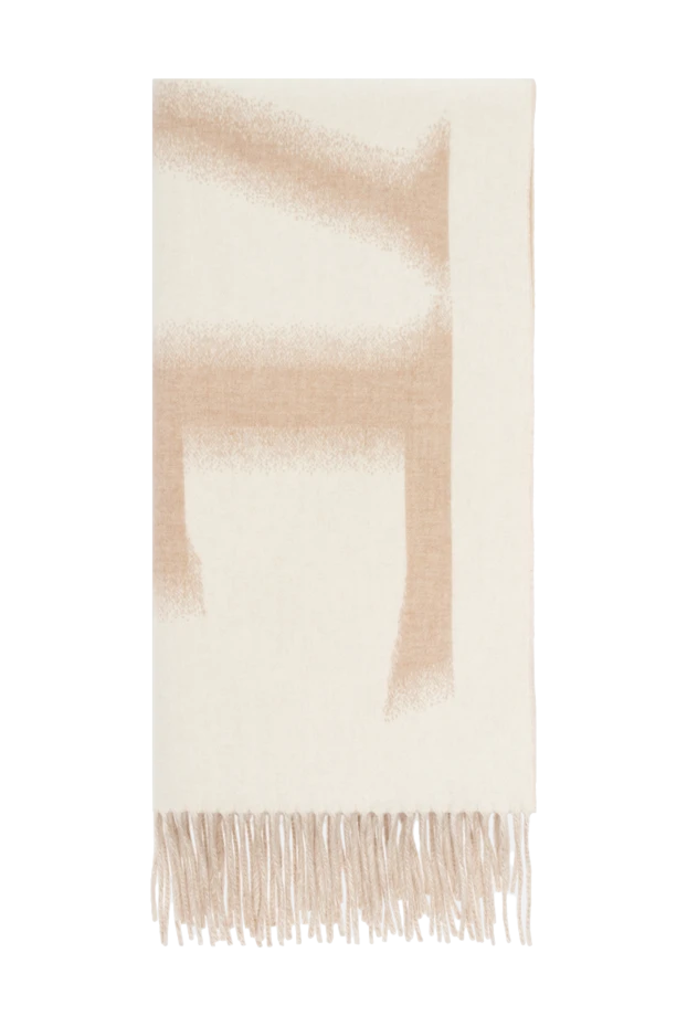 Loewe женские шарф из шерсти и кашемира женский бежевый купить с ценами и фото 176497 - фото 1