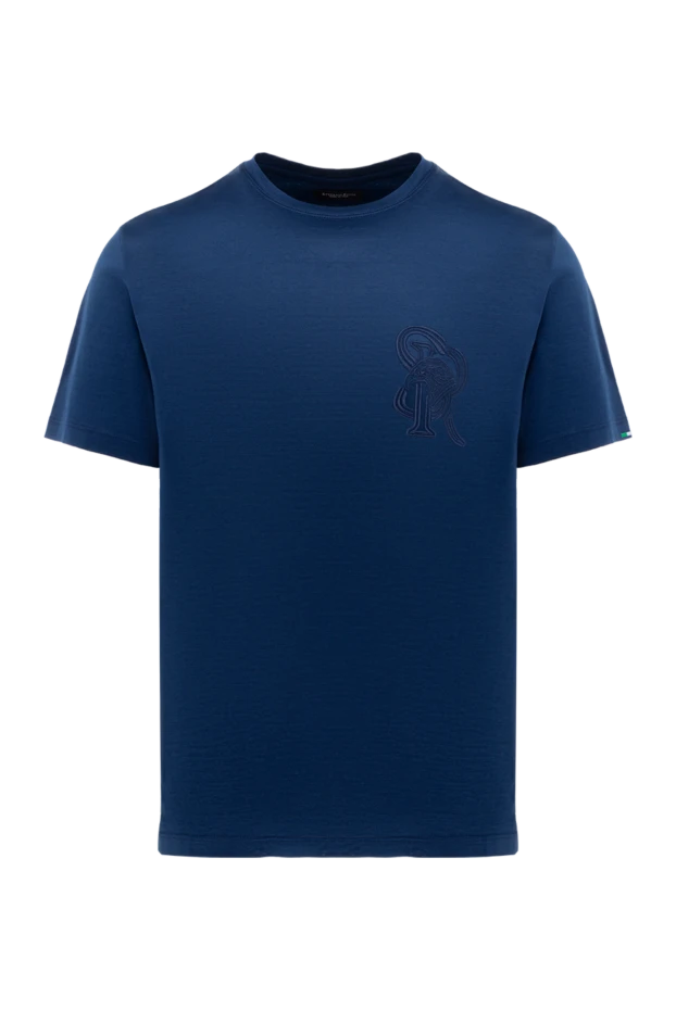 Stefano Ricci футболка чоловіча синя 176532 - фото 1