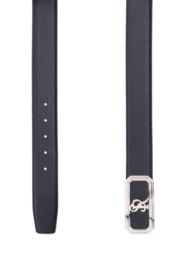 Stefano Ricci ремінь зі шкіри чоловічий синій 176549 - фото 3