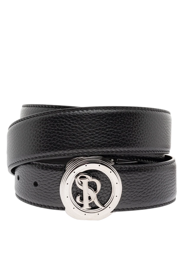 Stefano Ricci ремінь зі шкіри чоловічий чорний 176550 - фото 1