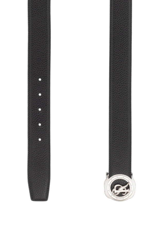 Stefano Ricci ремінь зі шкіри чоловічий чорний 176550 - фото 3