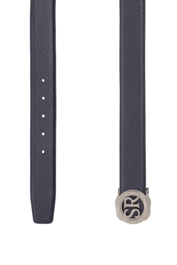 Stefano Ricci ремень из кожи мужской синий 176551 - фото 3