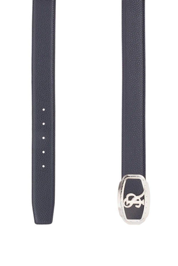 Stefano Ricci ремень из кожи мужской синий 176556 - фото 3