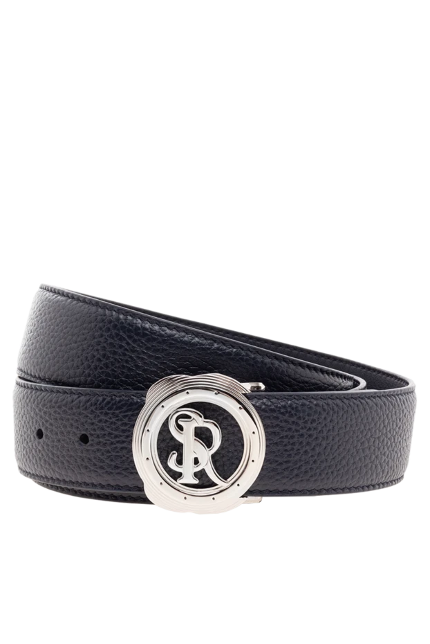 Stefano Ricci ремень из кожи мужской черный 176560 - фото 1